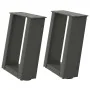 Patas de mesa centro forma U 2uds acero antracita 30x(30-31) cm de , Patas para mesas - Ref: Foro24-4012738, Precio: 54,60 €,...