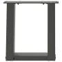 Patas de mesa centro forma U 2uds acero antracita 30x(30-31) cm de , Patas para mesas - Ref: Foro24-4012738, Precio: 54,60 €,...