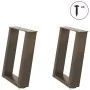 Patas para mesa de centro en forma de U 2 uds antracita acero by , Table legs - Ref: Foro24-4012759, Price: 59,08 €, Discount: %