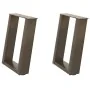 Patas para mesa de centro en forma de U 2 uds antracita acero by , Table legs - Ref: Foro24-4012759, Price: 59,08 €, Discount: %