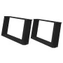 Patas de mesa de centro forma U 2uds acero negro 70x(30-31) cm by , Table legs - Ref: Foro24-4012752, Price: 73,93 €, Discoun...