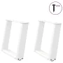 Patas de mesa de centro forma U 2uds acero blanco 50x(42-43) cm von , Tischbeine - Ref: Foro24-4012765, Preis: 65,03 €, Rabat...