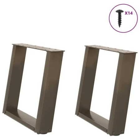 Patas para mesa de centro en forma de U 2 uds antracita acero von , Tischbeine - Ref: Foro24-4012767, Preis: 65,40 €, Rabatt: %