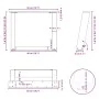 Patas para mesa de centro en forma de U 2 uds antracita acero von , Tischbeine - Ref: Foro24-4012767, Preis: 65,40 €, Rabatt: %