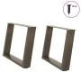 Patas para mesa de centro en forma de U 2 uds antracita acero by , Table legs - Ref: Foro24-4012771, Price: 74,45 €, Discount: %