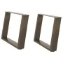Patas para mesa de centro en forma de U 2 uds antracita acero by , Table legs - Ref: Foro24-4012771, Price: 74,45 €, Discount: %