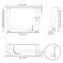 Patas para mesa de centro en forma de U 2 uds antracita acero by , Table legs - Ref: Foro24-4012771, Price: 74,45 €, Discount: %