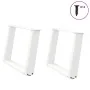 Patas de mesa de centro forma U 2uds acero blanco 70x(42-43) cm von , Tischbeine - Ref: Foro24-4012773, Preis: 78,01 €, Rabat...