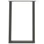 Patas para mesa comedor forma U 2uds antracita 60x(72-73) cm by , Table legs - Ref: Foro24-4012790, Price: 86,47 €, Discount: %