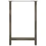 Patas para mesa de centro de acero natural 2 uds 60x(90-91) cm by , Table legs - Ref: Foro24-4013335, Price: 95,00 €, Discoun...