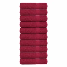 Toallas de invitados 10uds 100% algodón burdeos 70x140cm 360gsm by , Towels - Ref: Foro24-136739, Price: 79,27 €, Discount: %