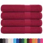 Toallas 4 uds 100% algodón burdeos 100x200 cm 600 gsm by , Towels - Ref: Foro24-136747, Price: 59,12 €, Discount: %