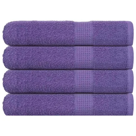 Toallas de sauna 4 uds 100% algodón morado 80x200 cm 360 gsm by , Towels - Ref: Foro24-136888, Price: 50,09 €, Discount: %