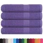 Toallas de sauna 4 uds 100% algodón morado 80x200 cm 360 gsm by , Towels - Ref: Foro24-136888, Price: 50,09 €, Discount: %