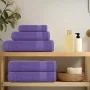 Toallas de sauna 4 uds 100% algodón morado 80x200 cm 360 gsm by , Towels - Ref: Foro24-136888, Price: 50,09 €, Discount: %