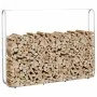 Leñero acero galvanizado 200x25x150 cm by , Firewood bags and holders - Ref: Foro24-4100705, Price: 30,40 €, Discount: %