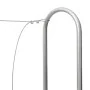 Leñero acero galvanizado 200x25x150 cm by , Firewood bags and holders - Ref: Foro24-4100705, Price: 30,40 €, Discount: %