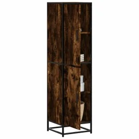 Aparador alto madera de ingeniería y metal 35,5x35x139 cm by , Sideboards - Ref: Foro24-849056, Price: 91,33 €, Discount: %