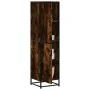 Aparador alto madera de ingeniería y metal 35,5x35x139 cm by , Sideboards - Ref: Foro24-849056, Price: 91,42 €, Discount: %