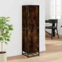 Aparador alto madera de ingeniería y metal 35,5x35x139 cm by , Sideboards - Ref: Foro24-849056, Price: 91,42 €, Discount: %