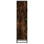 Aparador alto madera de ingeniería y metal 35,5x35x139 cm by , Sideboards - Ref: Foro24-849056, Price: 91,42 €, Discount: %