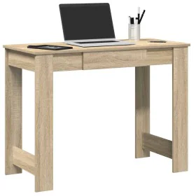 Escritorio madera contrachapada color roble sonoma 100x45x75 cm by , Desks - Ref: Foro24-860429, Price: 65,96 €, Discount: %