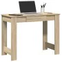 Escritorio madera contrachapada color roble sonoma 100x45x75 cm de , Escritorios - Ref: Foro24-860429, Precio: 66,19 €, Descu...