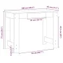 Escritorio madera contrachapada color roble sonoma 100x45x75 cm de , Escritorios - Ref: Foro24-860429, Precio: 66,19 €, Descu...