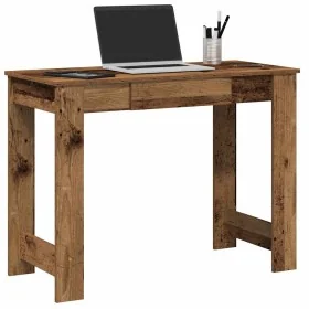 Escritorio de madera de ingeniería envejecida 100x45x75 cm by , Desks - Ref: Foro24-860434, Price: 62,76 €, Discount: %