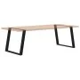 Patas para mesa de comedor en forma de U 2 uds acero negro by , Table legs - Ref: Foro24-4012800, Price: 96,32 €, Discount: %