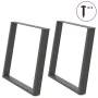 Patas para mesa comedor forma U 2uds antracita 90x(72-73) cm by , Table legs - Ref: Foro24-4012802, Price: 102,09 €, Discount: %