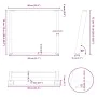 Patas para mesa comedor forma U 2uds antracita 90x(72-73) cm by , Table legs - Ref: Foro24-4012802, Price: 102,09 €, Discount: %