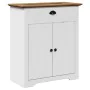 Mueble de baño con lavabo BODO blanco y marrón 70x35x80 cm von , Badezimmermöbel - Ref: Foro24-4016864, Preis: 173,59 €, Raba...