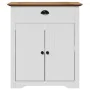 Mueble de baño con lavabo BODO blanco y marrón 70x35x80 cm von , Badezimmermöbel - Ref: Foro24-4016864, Preis: 173,59 €, Raba...