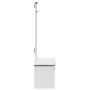 Mueble de entrada con ganchos BODO blanco 50x40x157 cm by , Benches for halls and storage - Ref: Foro24-4016872, Price: 100,0...