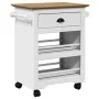 Carrito de cocina BODO blanco y marrón 67,5x45x80 cm von , Küchen- und Speisewagen - Ref: Foro24-4016879, Preis: 108,75 €, Ra...