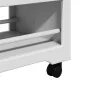 Carrito de cocina BODO blanco y marrón 67,5x45x80 cm von , Küchen- und Speisewagen - Ref: Foro24-4016879, Preis: 108,75 €, Ra...