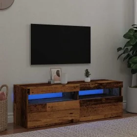 Mueble TV luces LED madera ingeniería envejecida 120x35x40 cm von , TV-Möbel - Ref: Foro24-856305, Preis: 102,67 €, Rabatt: %