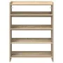 Mueble zapatero madera contrachapada roble sonoma 60x25x81 cm de , Zapateros y organizadores de calzado - Ref: Foro24-859880,...