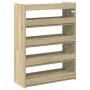 Mueble zapatero madera contrachapada roble sonoma 60x25x81 cm de , Zapateros y organizadores de calzado - Ref: Foro24-859880,...