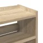 Mueble zapatero madera contrachapada roble sonoma 60x25x81 cm de , Zapateros y organizadores de calzado - Ref: Foro24-859880,...