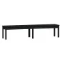2-seater garden bench solid pine wood 203.5x44x45 cm by vidaXL, garden benches - Ref: Foro24-824022, Price: 108,75 €, Discoun...