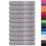 Toallas de sauna 10 uds 100% algodón gris 80x200 cm 360 gsm by , Towels - Ref: Foro24-136841, Price: 110,88 €, Discount: %