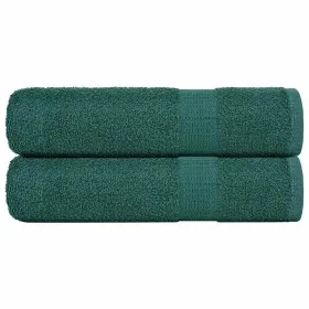 Toallas de baño 2 uds verde 100x150 cm 360 gsm 100% algodón von , Handtücher - Ref: Foro24-136860, Preis: 27,90 €, Rabatt: %