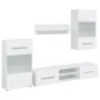 Muebles para TV 5 piezas con iluminación LED blanco mate von , TV-Möbel - Ref: Foro24-3324229, Preis: 478,22 €, Rabatt: %