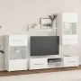 Muebles para TV 5 piezas con iluminación LED blanco mate von , TV-Möbel - Ref: Foro24-3324229, Preis: 478,22 €, Rabatt: %