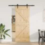 Puerta corredera con herrajes madera maciza de pino 85x210 cm von , Türen - Ref: Foro24-3332641, Preis: 192,89 €, Rabatt: %