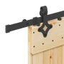 Puerta corredera con herrajes madera maciza de pino 80x210 cm by , Doors - Ref: Foro24-3332683, Price: 186,57 €, Discount: %