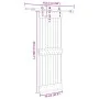 Puerta corredera con herrajes madera maciza de pino 70x210 cm by , Doors - Ref: Foro24-3332688, Price: 165,83 €, Discount: %