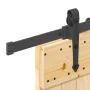 Puerta corredera con herrajes madera maciza de pino 70x210 cm by , Doors - Ref: Foro24-3332790, Price: 186,24 €, Discount: %